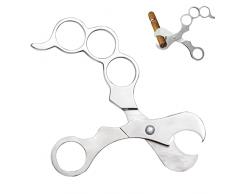 Forbici per sigari semplici | Forbici per sigari professionali in acciaio inox | Accessori per sigari a ghigliottina per sigari, impugnatura a più dita, aiutano a mantenere la qualità del fumo Generic