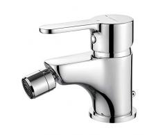 GRIFEMA PORTO-G15003 New Miscelatore Monocomando per Bidet, Rubinetto Bidet (G3/8 Pollici), Cromo/Argento