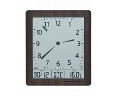 AMS 5893 Orologio Parete Moderno, marrone