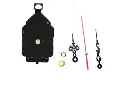 BuyWeek Movimento dellorologio al quarzo, movimento dellorologio da parete fai-da-te Meccanismo a pendolo a batteria Sostituzione delle parti di riparazione dellorologio domestico