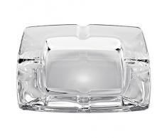 Posacenere, posacenere in vetro "Klara", 11 cm,vetro, trasparente, stile moderno (GERMAN CRYSTAL powered by CRISTALICA)