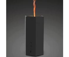 Diffusore di Oli essenziali Senza Fili Effetto Fiamma, Ricaricabile Diffusore di Aromi, Luce Regolabile, Spegnimento Automatico - Diffusore Ambiente Elettrico per Yoga, Casa, Ufficio, Camera da Letto
