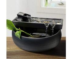 GL-Indoor fountain Fontana da Tavolo Sculture Decorazione, Acqua Ornamenti Paesaggio umidificatore