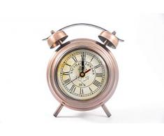Hind Handicrafts - Orologio da Tavolo in Rame Anticato, Decorazione per casa e Ufficio