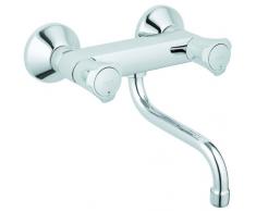 Grohe 31187001 Adria Rubinetto per Lavello, Installazione Parete, Cromo