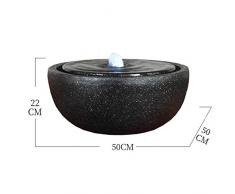 TMY al Coperto Creativo Indoor Fontana di Acqua casa Desktop Fontana Decoration Trasporti Craft Ornamenti Feng Shui Fortunato Regalo 22 * 50cm