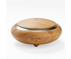 Diffusore di Aromi Promed Al-150 Ws da 150 Ml, Umidificatore ad Ultrasuoni, Umidificatore per Ambienti, Lampada Aromatica Elettrica, Design in Legno con 7 Colori, Luce LED, Aromaterapia