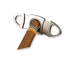 ULTNICE Forbici a ghigliottina a doppia lama in acciaio inossidabile per la maggior parte dei sigari