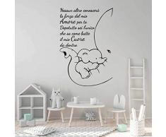 Adesivo murale Frase con Elefantino-decorazione casa,frase citazioni,stanzetta camera bimbi