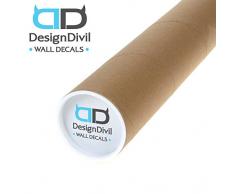 DesignDivil, adesivo murale con frase motivazionale su salute/allenamento in inglese The Pain You Feel Today is the Strength You Feel Tomorrow, spinning, kettlebell, allenamento, boxe e arti marziali