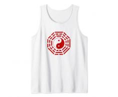 Specchio Bagua Feng Shui Yin Yang Simbolo per gli amanti di Tai Chi Canotta