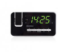 Audiosonic CL-1492 Radiosveglia, Nero/Argento