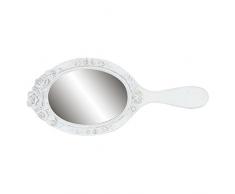 specchio a mano bianco