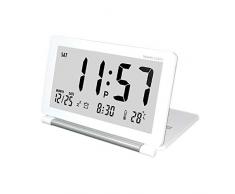 XD E-commerce radiosveglia radiosveglia Dab Sveglia Digitale Comodino Orologio a LED Orologio da Comodino radiosveglia Orologi digitali Sveglia Leggera White