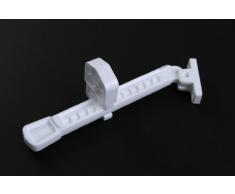 1 fermo finestra, blocco finestra, fermafinestra, articolo per sicurezza bimbi plastico bianco 145 x 11 mm