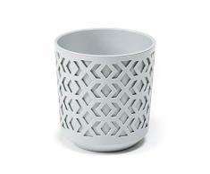 Botle - Fioriera per Orchidee, 140 mm, Grigio/Grigio