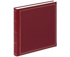 Walther, Monza, Album Fotografico, FA-260-R, 34x33 cm, 60 Pagine Bianche, Rosso