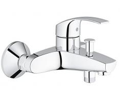 GROHE Eurosmart New Miscelatore Monocomando per Vasca/Doccia, Cromo, Esterno 33300002