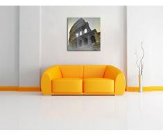 Pixxprint Antica Colosseo a Roma Stampa su Tela 70x70 cm Artistica murale