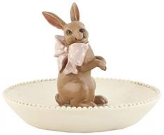 6PR0465 Clayre & Eef - Piatto - Scodella - Coniglietto di pasqua ca. 13 x 9 cm