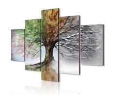 Lupia Vogue Quadro Multipannello, Legno, 66.0x115.0x0.8 cm