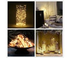 Salcar 910002 - Catena luminosa a LED, Bianco caldo, 10 metri