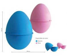 Uovo di Pasqua in plastica contenitore vuoto - blu