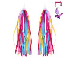 ManLee 2pcs Stelle Filanti Manubrio Filanti Bicicletta Streamers Nappe per Scooter Bambini Accessori Nastri Bici per Bambini da Ciclismo