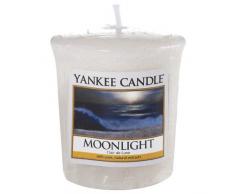 YANKEE CANDLE Samplers Candele Votive Moonlight, Cera, Blu, 4.6x4.5x5.3 cm