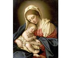 Feeling at home QUADRO-SU-TELA--La-Madonna-col-Bambino-Salvi,-Giovanni-Battista--Figurativo-57_X_43cm