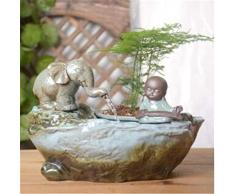 OSRAME Casa Creativa Decorazioni per La Casa Decorazione Creativadecorazione Elefante Fortunato Feng Shui Come Fontana d'Acqua Soggiorno Ufficio Decorazione Creativa Regalo Zen