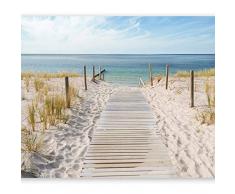 murando Carta da parati 200x140 cm Fotomurali in TNT Murale alla moda Decorazione da Muro XXL Poster Gigante Design Carta per pareti scenario natura mare spiaggia c-A-0054-a-b