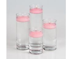 8 PZ CANDELE GALLEGGIANTI MAXI FLOTT A11956 VARI COLORI (ROSA)