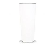 Vaso luminoso CON PISTRA INOX PER FISSAGGIO,vaso in resina illuminato, vasi luminosi, giardino