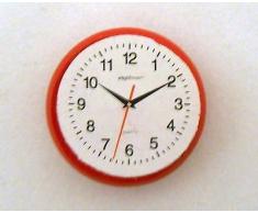 Miniatura Per Casa Delle Bambole 1:12 Scala Moderno Accessori Per Cucina Rossi Orologio Da Parete