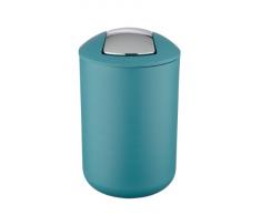 Wenko Brasil - Pattumiera da 6,5Â l, 19,5Â x 19,5Â x 31Â cm, nero, 6,5 L