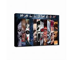 Poster di film horror su stampe su tela Pittura Immagine incorniciata Decorazione della parete del soggiorno (30x45cm)