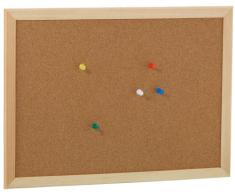 Idena 568021 - Bacheca da parete in sughero, puntine incluse, circa 30 x 40 cm