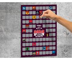 Poster da grattare: 100 film horror