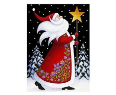 DCIDBEI Kit per pittura a mosaico 5D quadro con diamantini DIY, square diamond painting kit completo babbo natale mosaico kitdecorazione per la casa, 30 x 40 cm