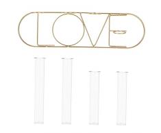 Artibetter 1 Set Pianta Idroponica Decorazione Della Parete Supporto Per Terrario DAria Fioriera In Vetro Vaso Parete Rustica Metallo Vasi Per Fiori Decorazione Della Casa Pianta Lampadina