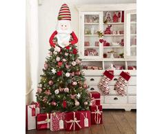 Sayala - Decorazione per albero di Natale da usare come puntale con renna/elfo