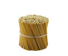 Danilovo Candele Profumate in Pura Cera d’Api – Candele Chiesa Ortodossa per Preghiere, Natale, Lunghe, Morbide, N140, Altezza 16 centimetri, 50 pz