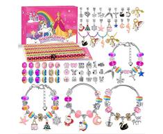 Regalo Bambina 5 6 7 8 9 10 11 12 Anni, Kit Braccialetti fai da te Bambina Unicorno Bambina Regalo Giochi Bambina 5 6 7 8 9 Anni Kit per Gioielli fai da te per Bambini Regali Natale Regalo Compleanno