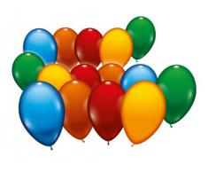 Karaloon D57099 - Secchiello con 500 palloncini assortiti, 18 cm