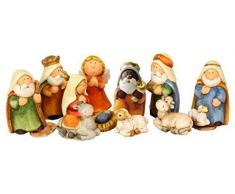 Timtina® - Set di statuine per presepe, 11 pezzi