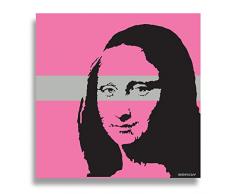 Bansky Mona Lisa Street Art Graffiti Poster - Grande da Vinci Decorazione murale Stampa Grafitti - Monna Lisa Street Art - Banksy Mona Lisa