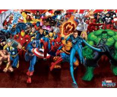 AMBROSIANA Marvel Heroes Attack Maxi Poster