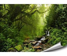 ARTBAY Poster Foresta XXL - 118,8 x 84 cm | Cascata nella Foresta pluviale | Foresta Vergine | Nepal | Poster Natura | qualità Superiore