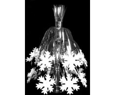 Bellissimo fiocco di neve argento tavolo fontana Natale decorazione (DP86) B